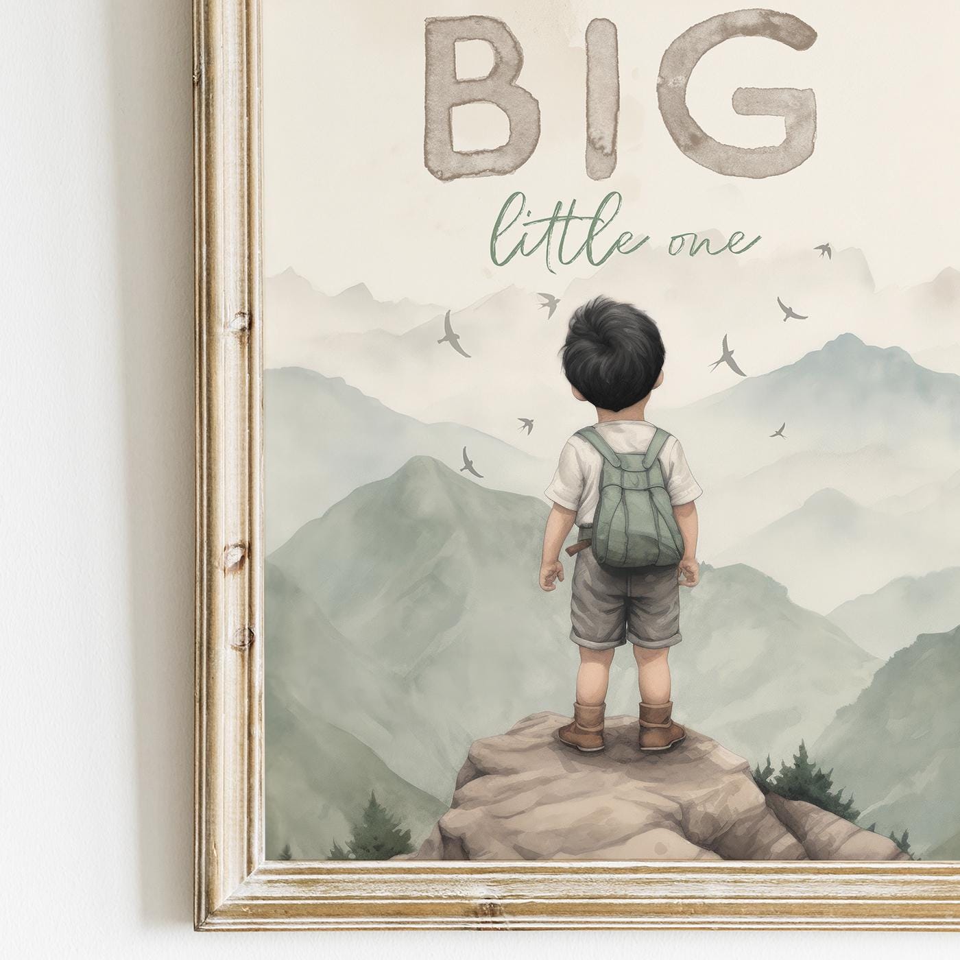 Dream Big Nursery Wall Art, Adventure Theme, Boys Room Decor - WildfieldPrints