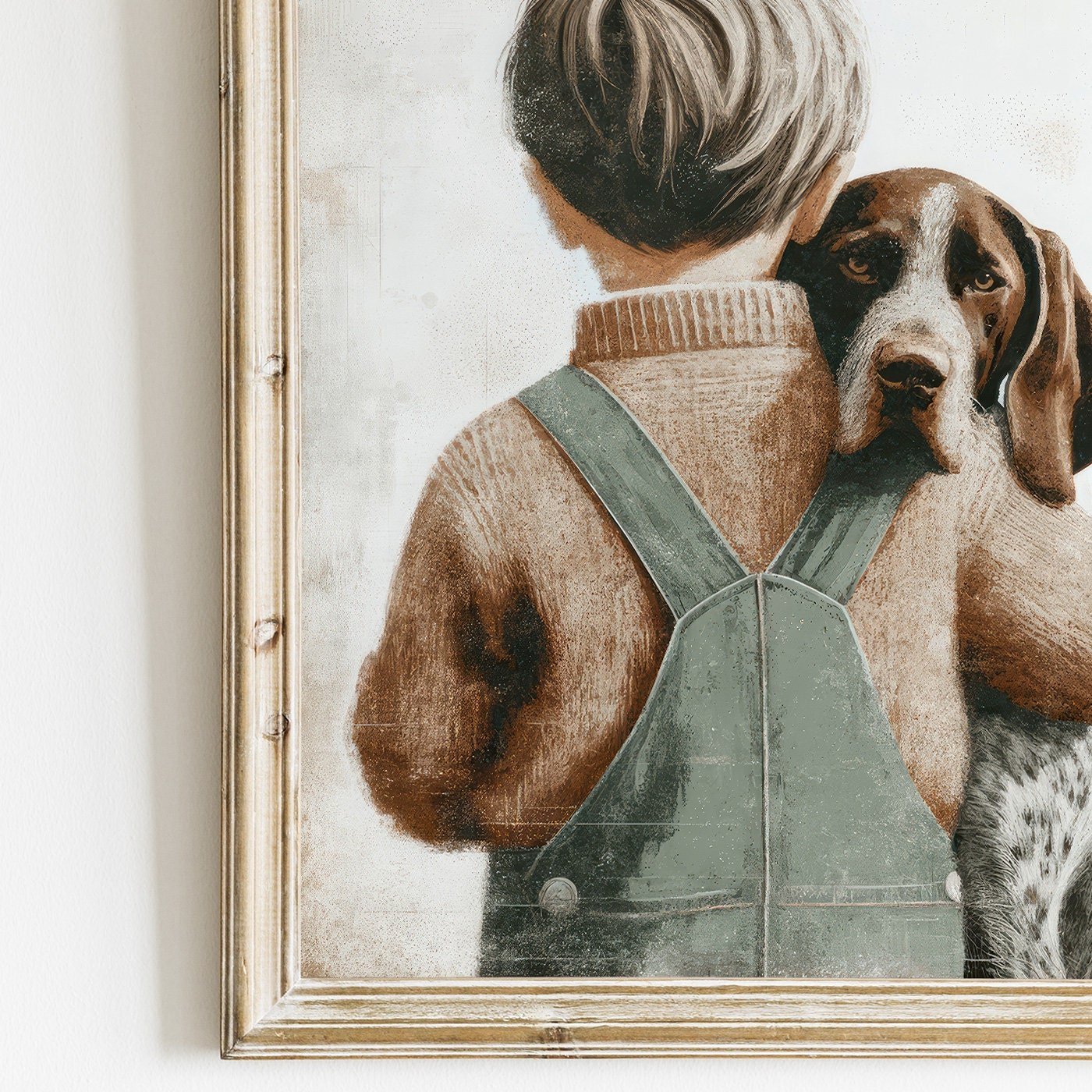 English Setter Nursery Decor, Dog Art Print, Toddler Wall Art - WildfieldPrints