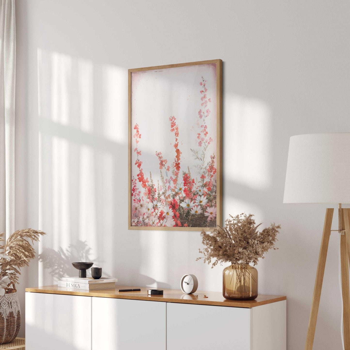 Floral Wall Decor, Rustic Botanical Art, Wildflower Prints - WildfieldPrints
