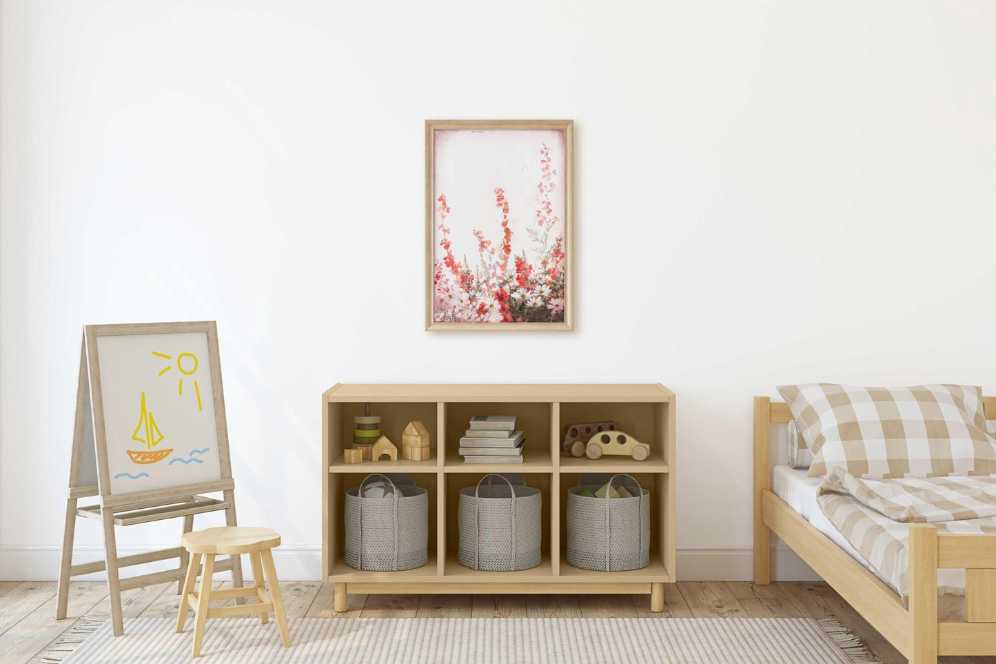 Floral Wall Decor, Rustic Botanical Art, Wildflower Prints - WildfieldPrints