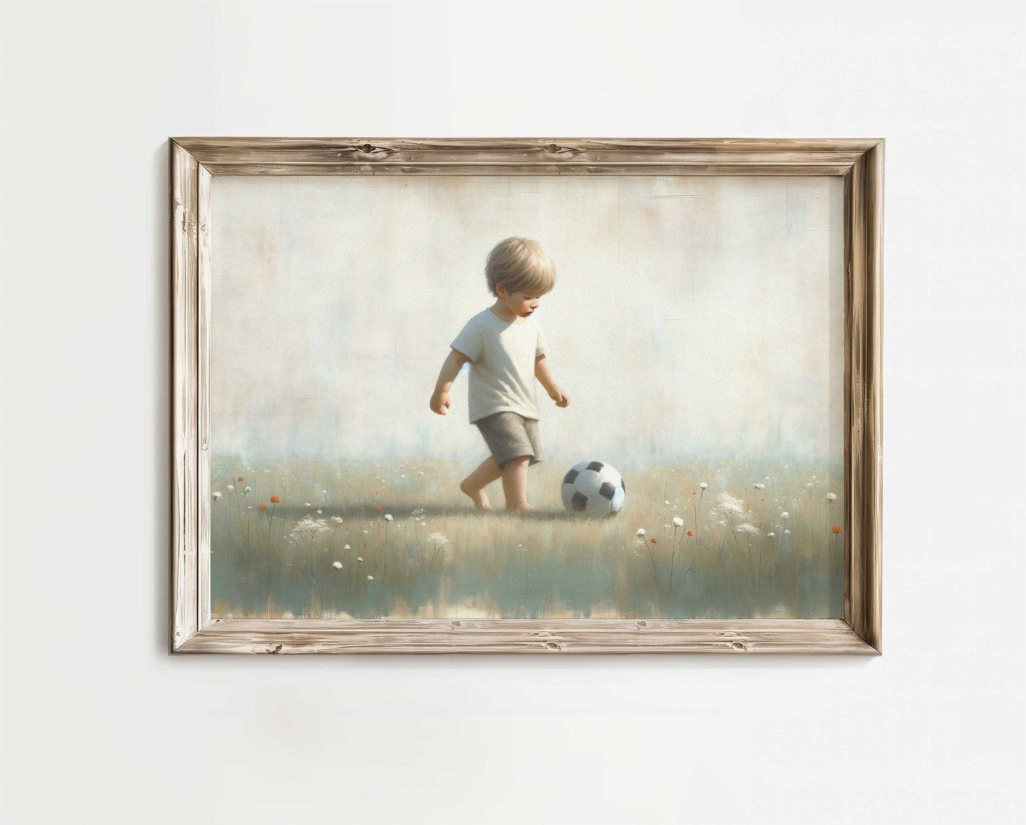 Football Nursery Decor, Soccer Art for Boys, Sports Room Decor - WildfieldPrints