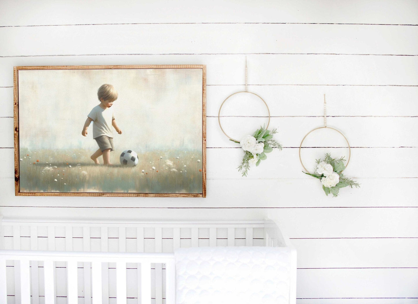 Football Nursery Decor, Soccer Art for Boys, Sports Room Decor - WildfieldPrints