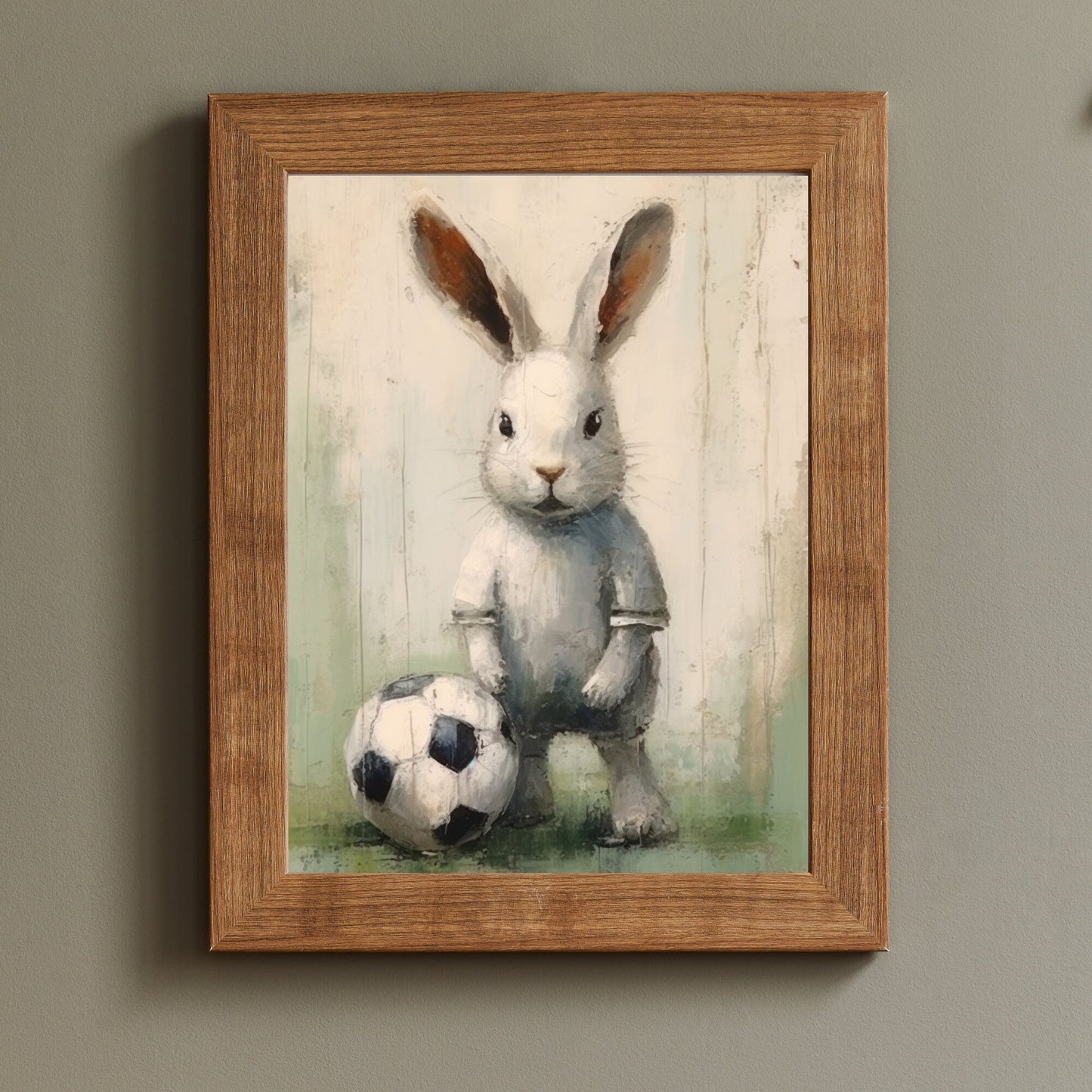 Football Nursery Decor, Woodland Animal Wall Art, Boys Room Decor - WildfieldPrints