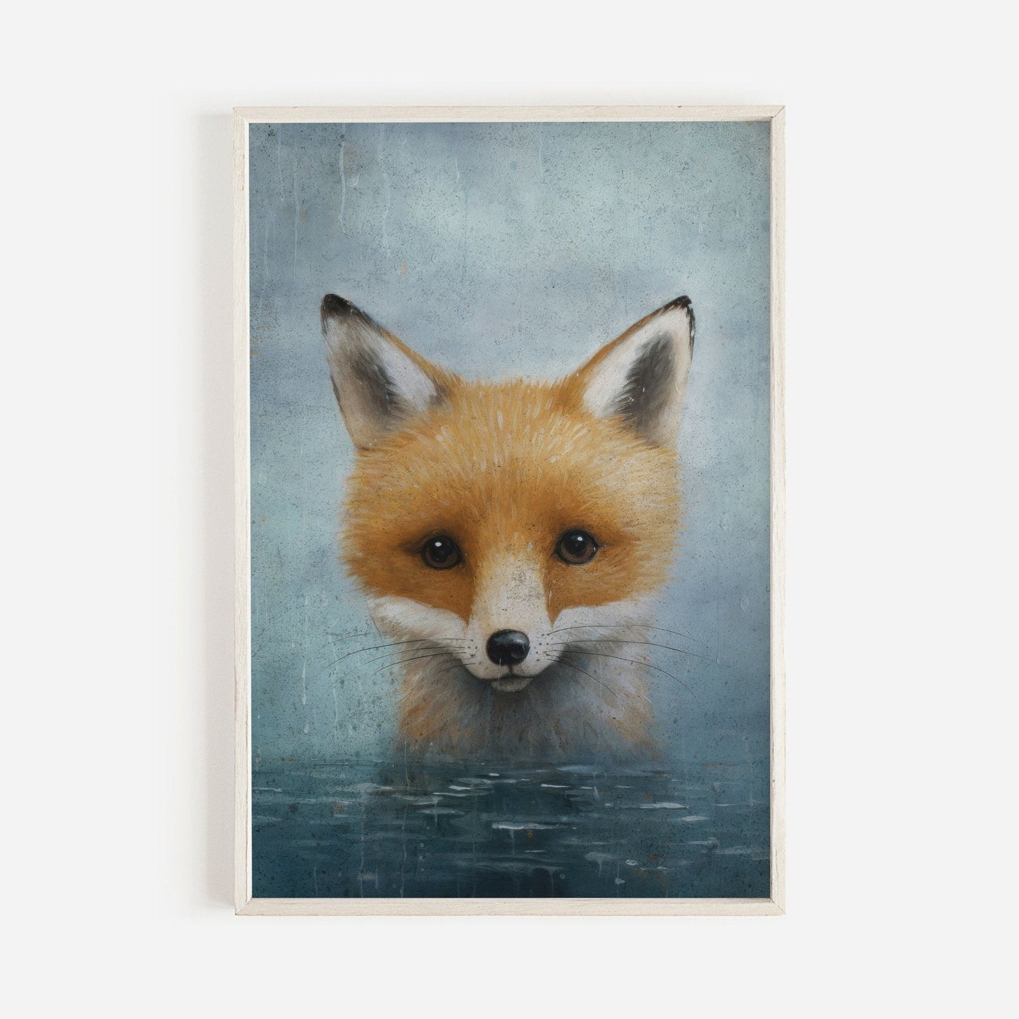 Fox Nursery Decor, Woodland Animal Wall Art, Kids Room Print - WildfieldPrints
