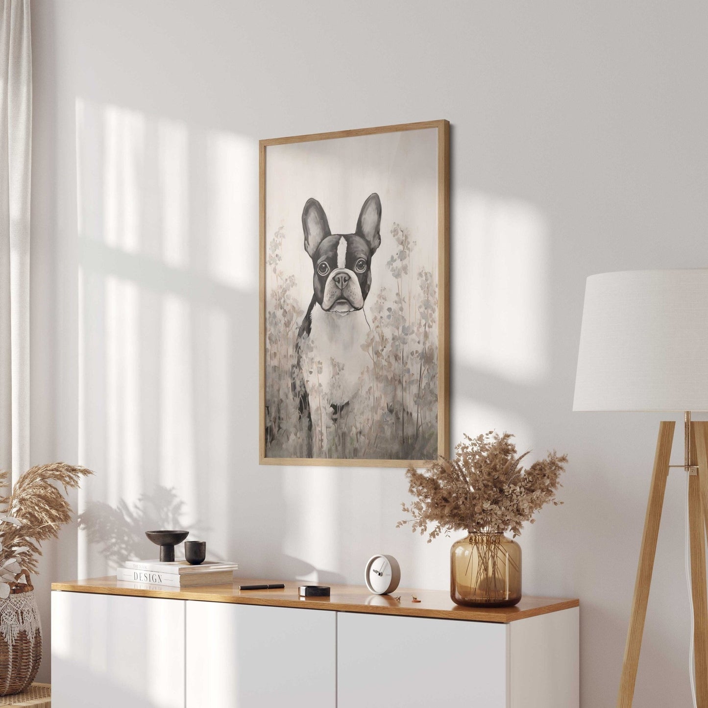 French Bulldog Art, Frenchie Wall Decor, Gift for Dog Lovers - WildfieldPrints