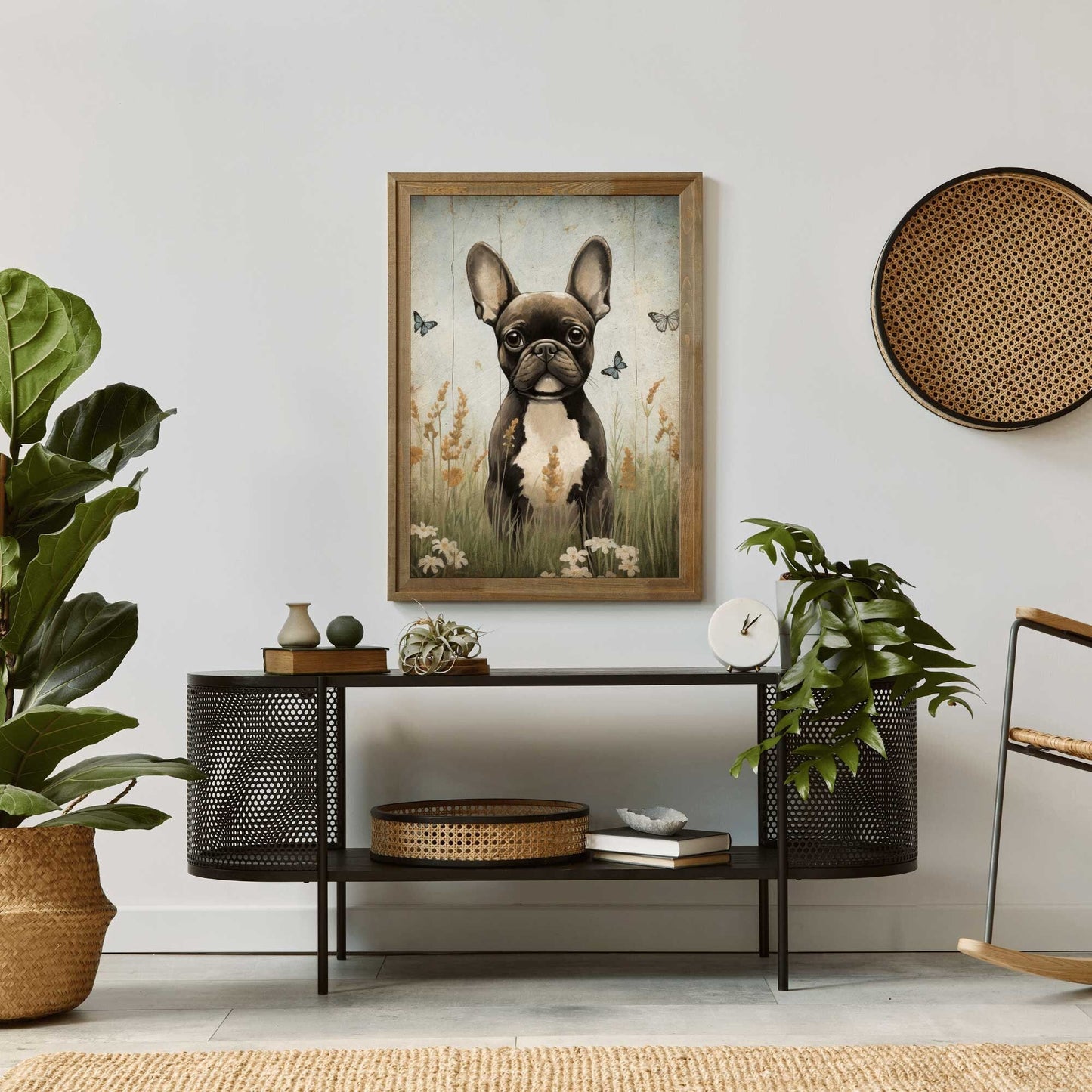 French Bulldog Wall Art, Vintage Dog Decor, Ideal Gift for Pet Lovers - WildfieldPrints