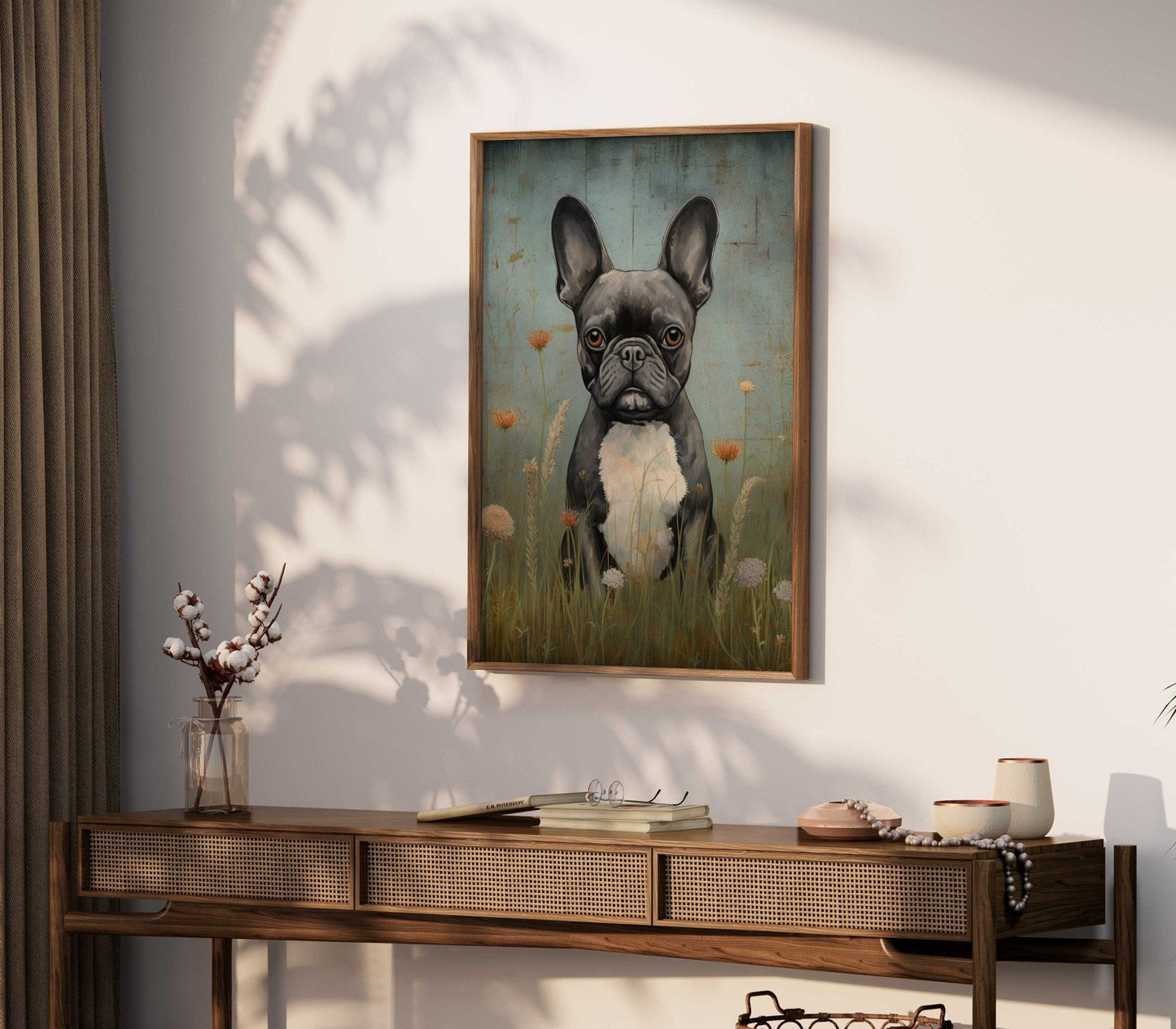 French Bulldog Wall Art, Vintage Dog Decor, Ideal Gift for Pet Lovers - WildfieldPrints