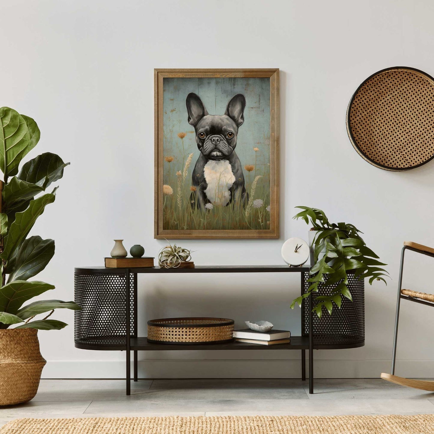French Bulldog Wall Art, Vintage Dog Decor, Ideal Gift for Pet Lovers - WildfieldPrints