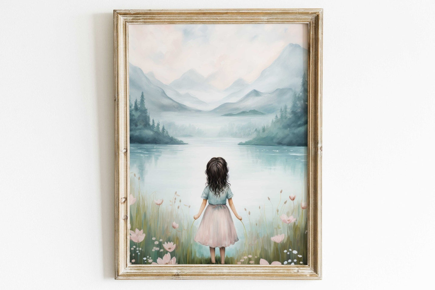 Girl Adventure Decor, Vintage Nursery Art, Whimsical Wall Decor - WildfieldPrints