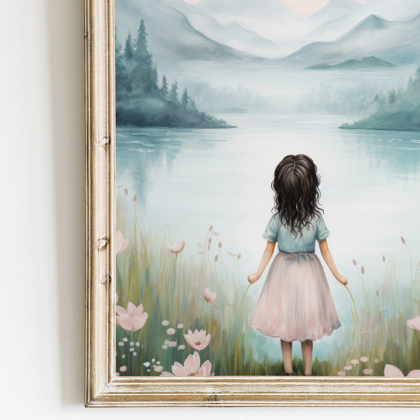Girl Adventure Decor, Vintage Nursery Art, Whimsical Wall Decor - WildfieldPrints