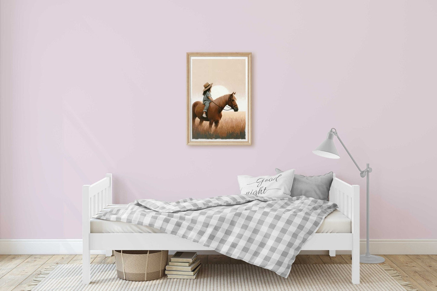 Girl and Horse Prints, Equestrian Room Decor, Wall Art for Girls - WildfieldPrints