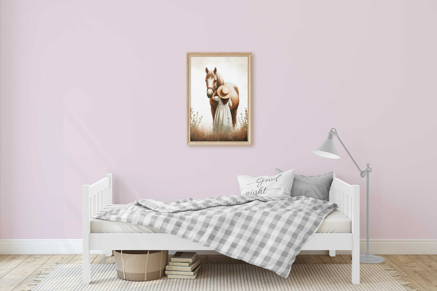 Girl & Horse Prints, Kids Wall Decor, Gifts for Young Equestrians - WildfieldPrints