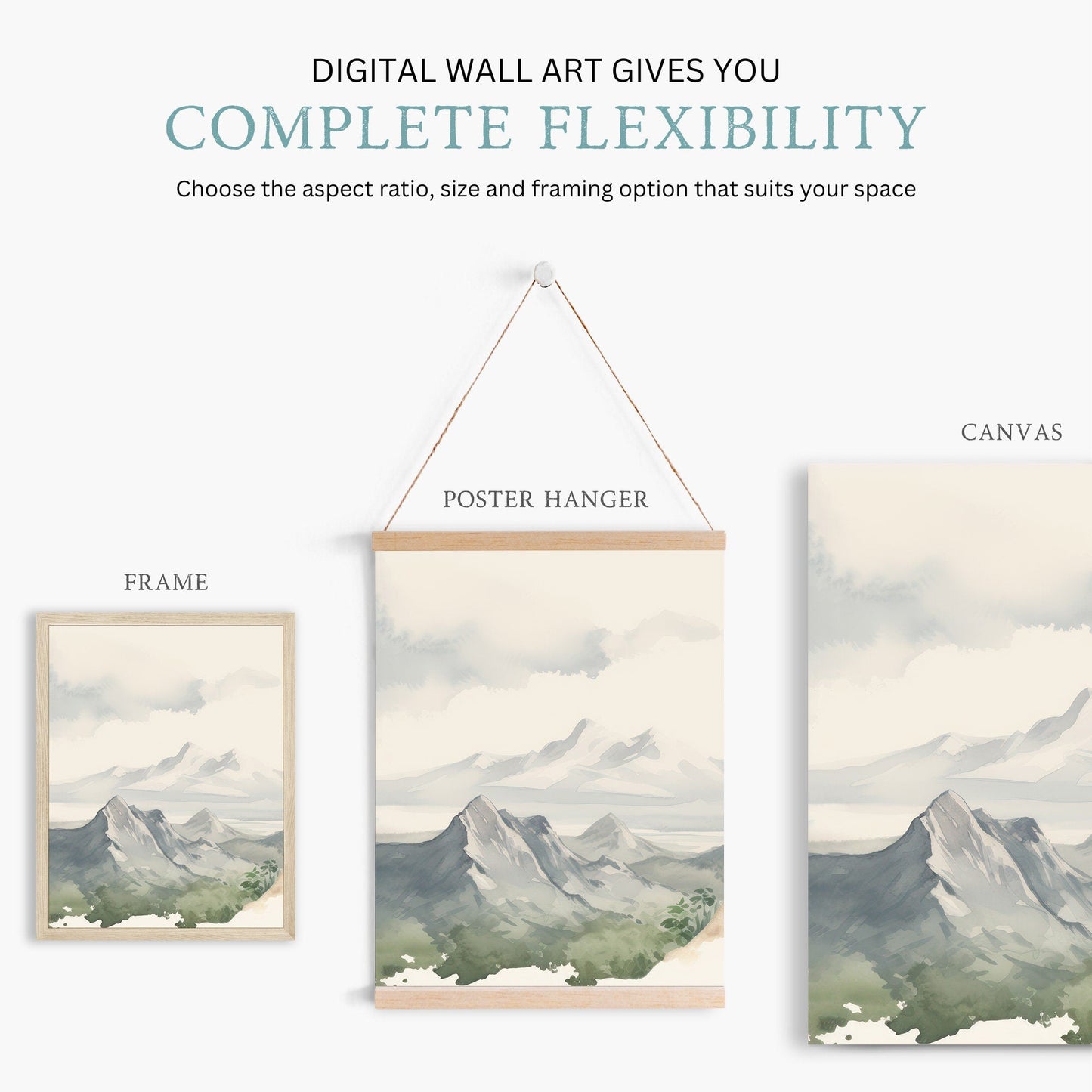 Girl's Nursery Adventure Art, Mountain Theme Decor, Kids Room Wall Decor - WildfieldPrints