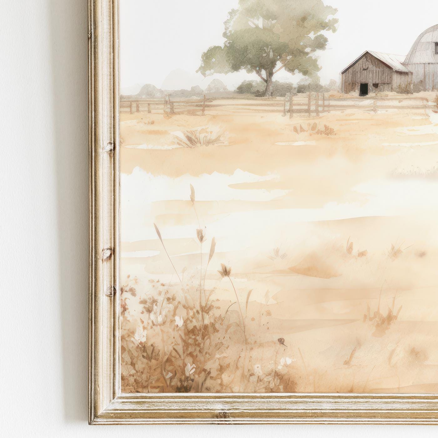 Horse Nursery Decor, Farmhouse Wall Art, Country Theme Print - WildfieldPrints