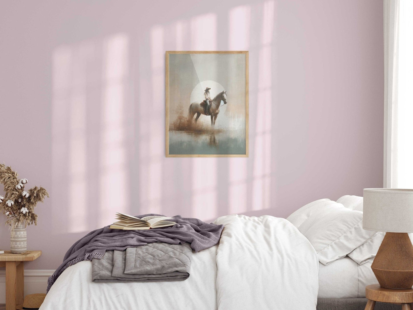 Horse Nursery Prints, Vintage Equestrian Wall Decor, Girls Room Art - WildfieldPrints