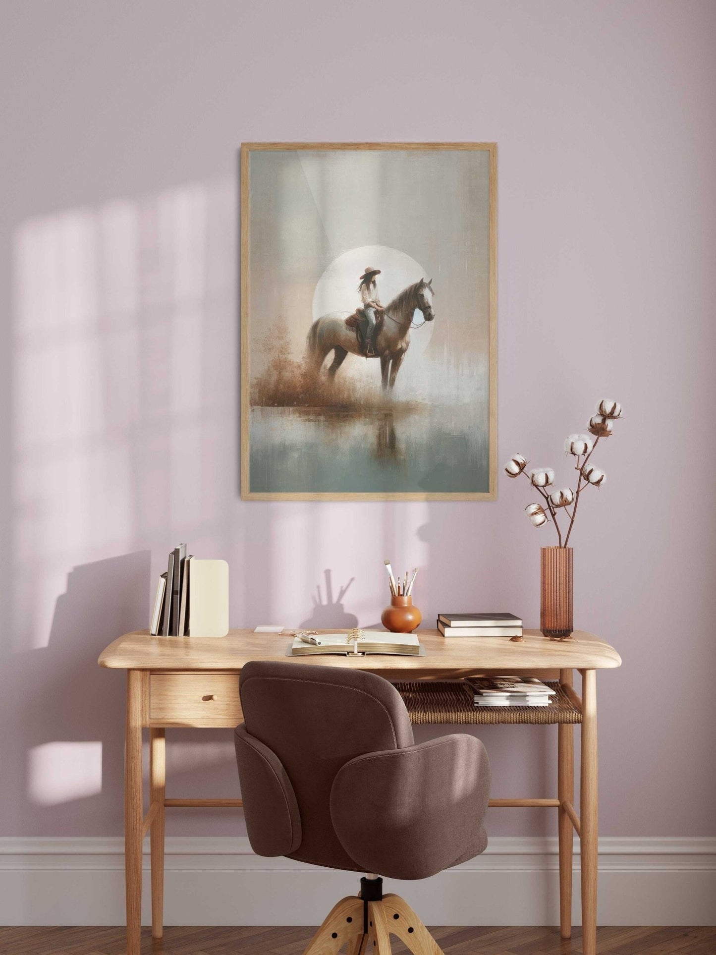 Horse Nursery Prints, Vintage Equestrian Wall Decor, Girls Room Art - WildfieldPrints