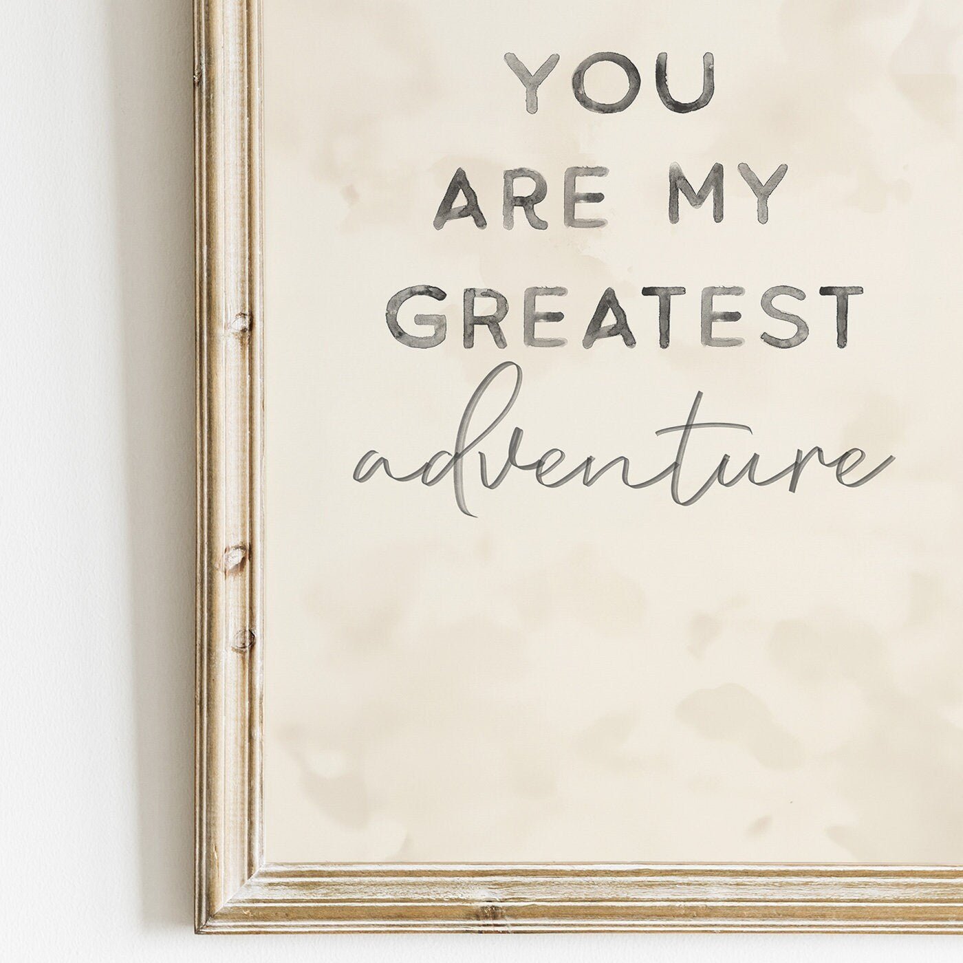 Inspirational Boy Adventure Quote Art, Mountain View Nursery Decor - WildfieldPrints