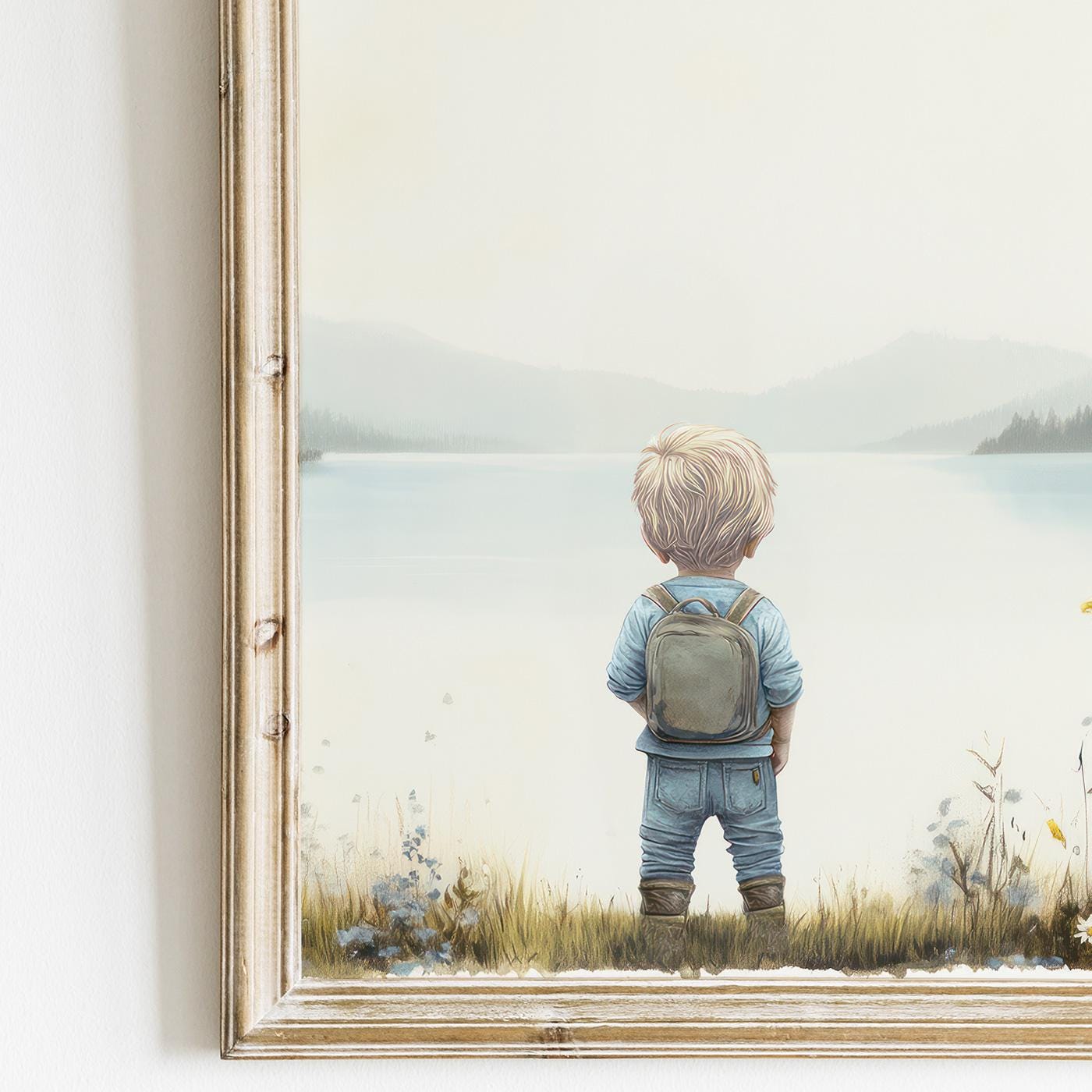 Lake Nursery Wall Art, Boys Room Decor, Adventure Triptych Prints - WildfieldPrints