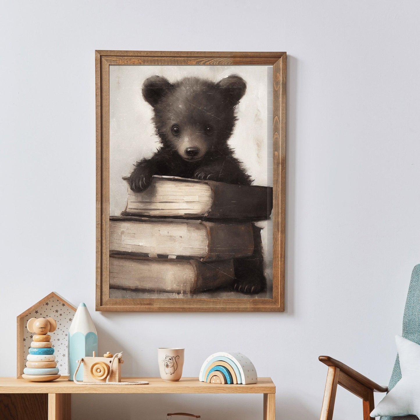 Learning Decor, Vintage Read & Study Wall Art, Classroom Decor - WildfieldPrints