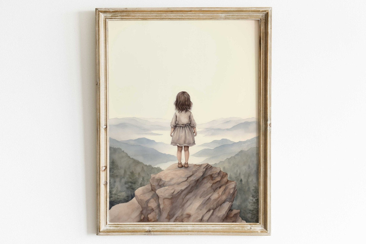 Nursery Adventure Art, Mountain Themed Decor for Girls, Toddler Room - WildfieldPrints