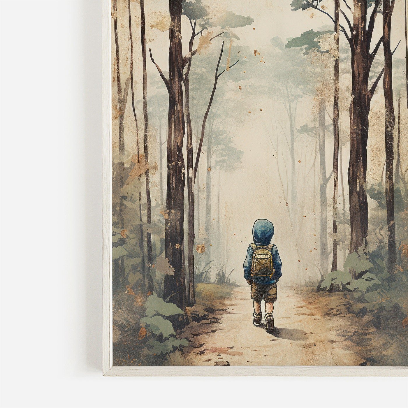 Nursery Adventure Decor, Boys Room Wall Art, Forest Themed Prints - WildfieldPrints