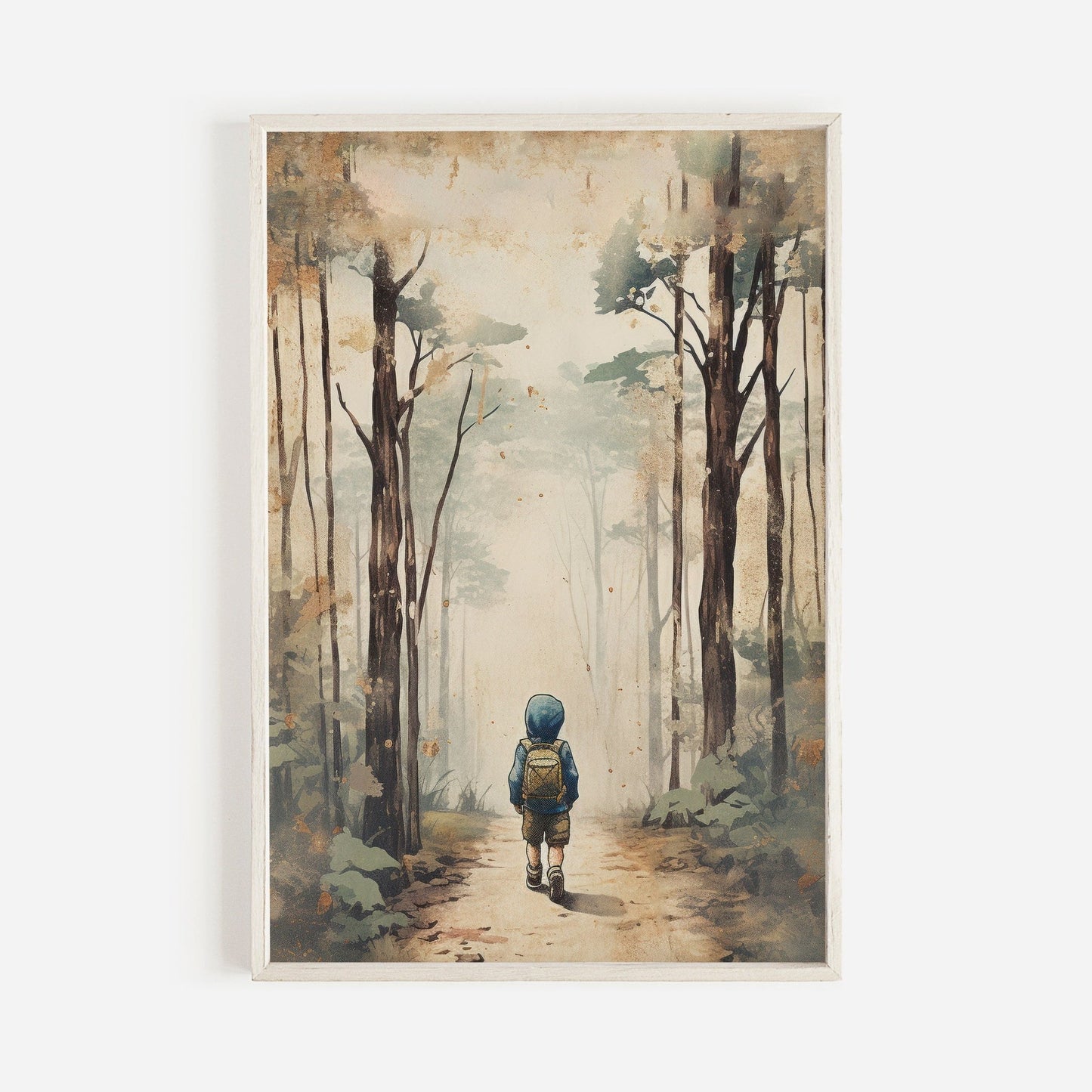 Nursery Adventure Decor, Boys Room Wall Art, Forest Themed Prints - WildfieldPrints