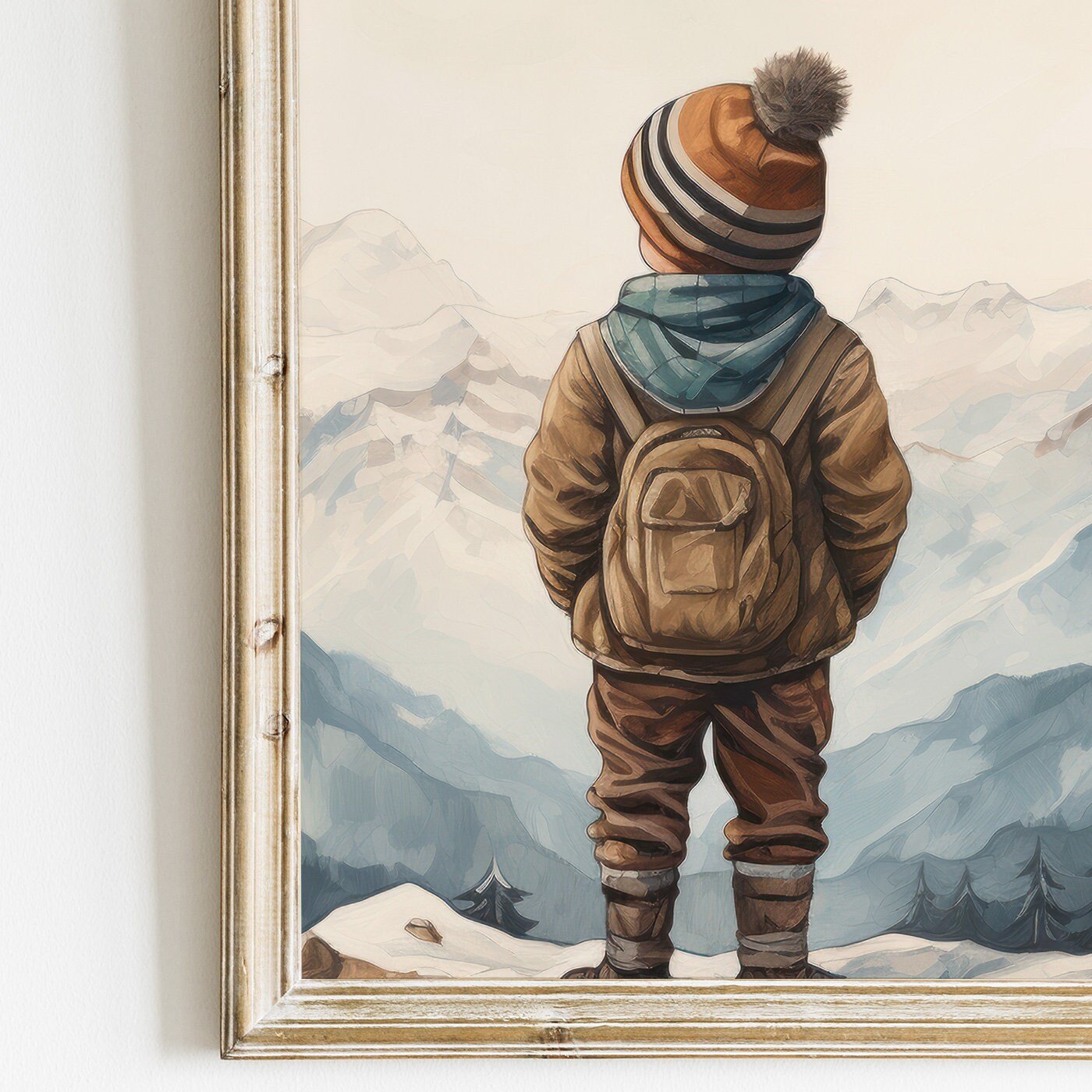Nursery Nature Decor, Adventure Theme Toddler Room Wall Art - WildfieldPrints