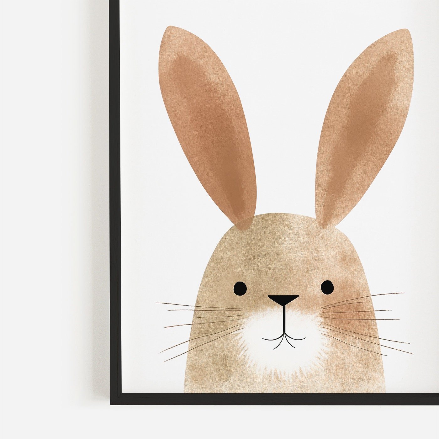 Nursery Wall Art Prints, Watercolor Animal Portraits, Bear, Bunny, Fox - WildfieldPrints