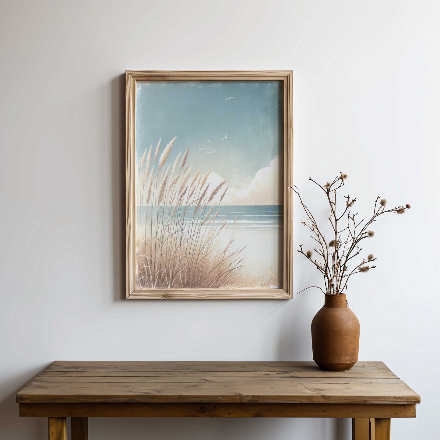 Ocean Painting, Beach Wall Art, Coastal Home Decor - WildfieldPrints
