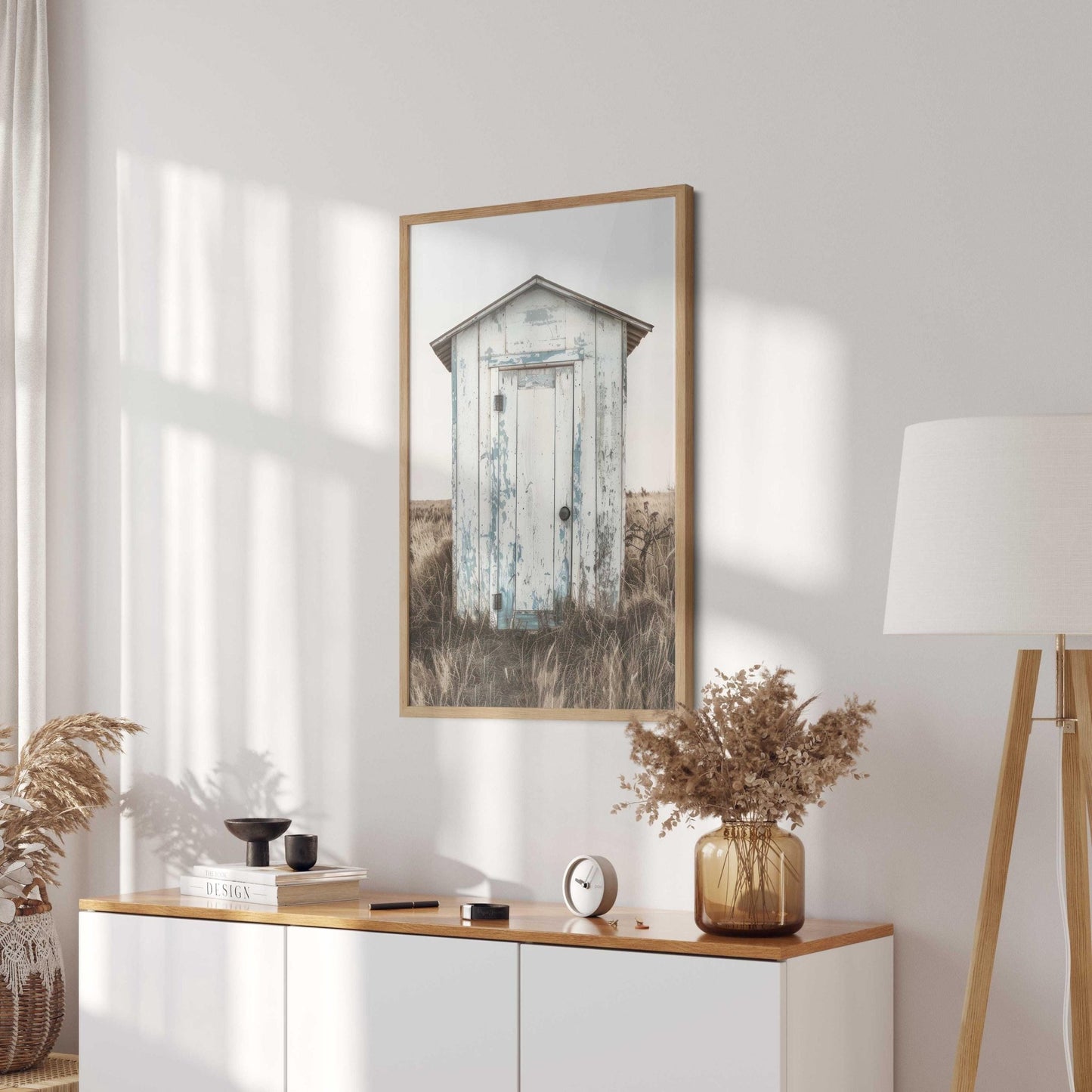 Old Shed Print, Rustic Farmhouse Decor, Countryside Wall Art - WildfieldPrints