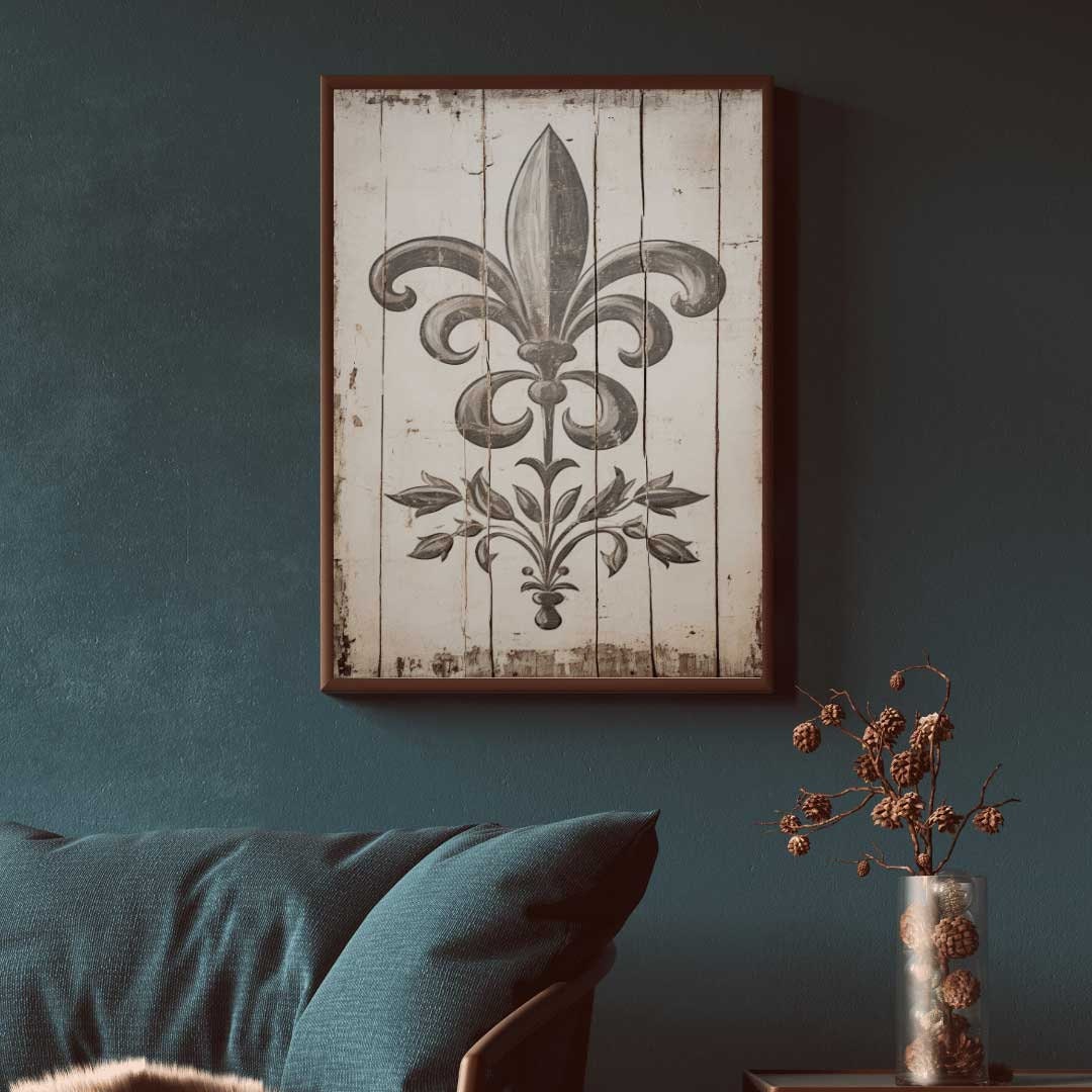 Ornamental Wall Decor, Farmhouse - Inspired Print, Abstract Artwork - WildfieldPrints
