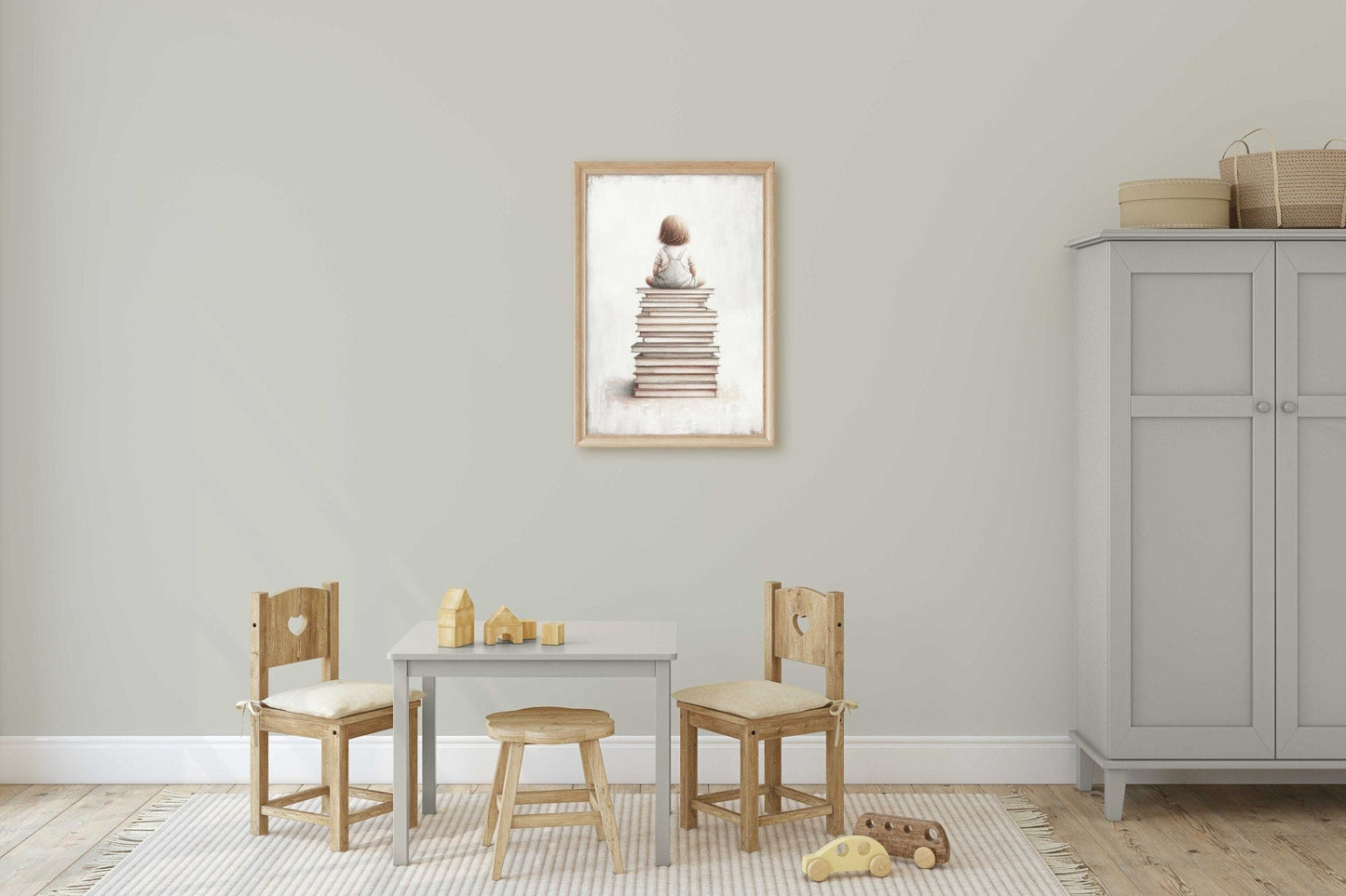 Reading Corner Wall Art, Toddler Room Decor, Study & Learning Decor - WildfieldPrints