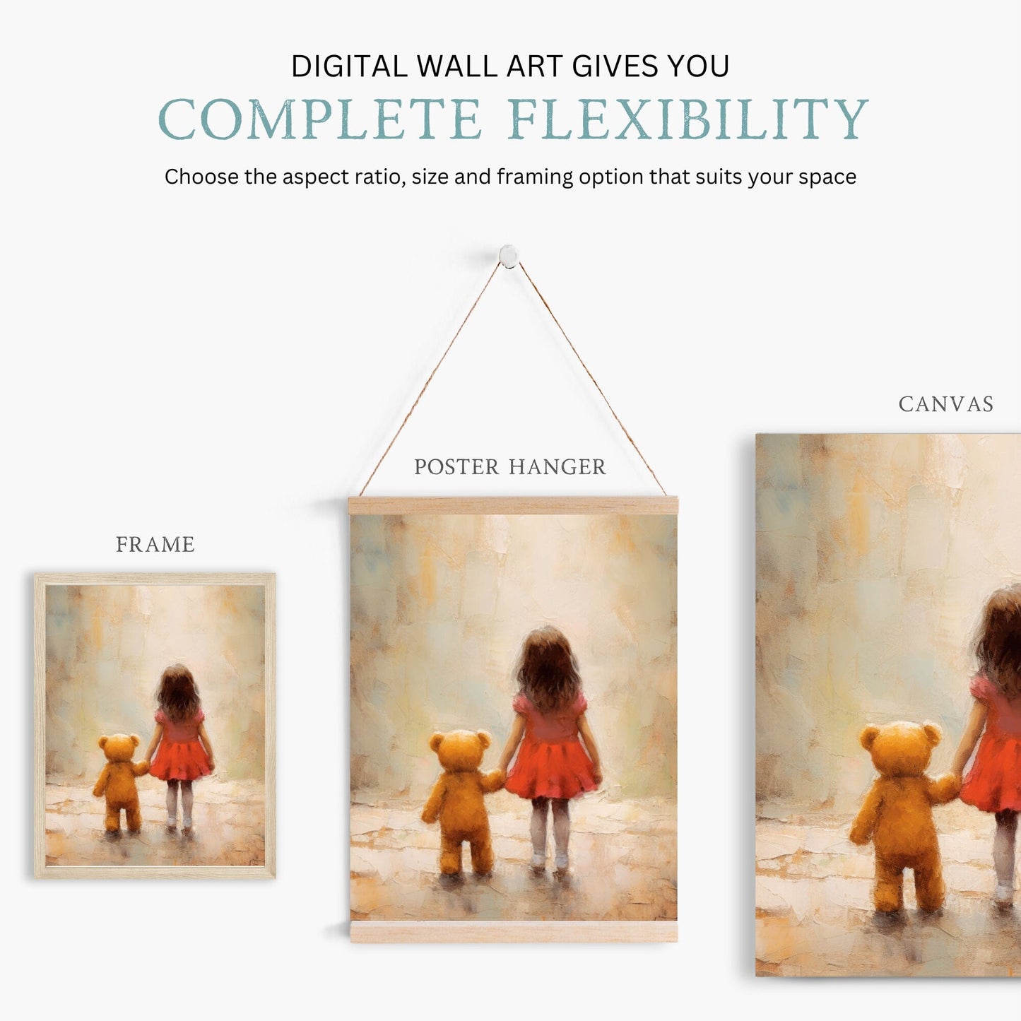 Rustic Bear Wall Art, Vintage Nursery Decor, Kids Room Accent - WildfieldPrints