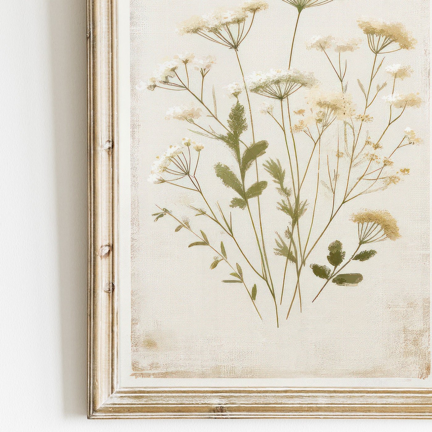 Rustic Floral Prints, Wildflower Wall Decor, Vintage Flower Art - WildfieldPrints