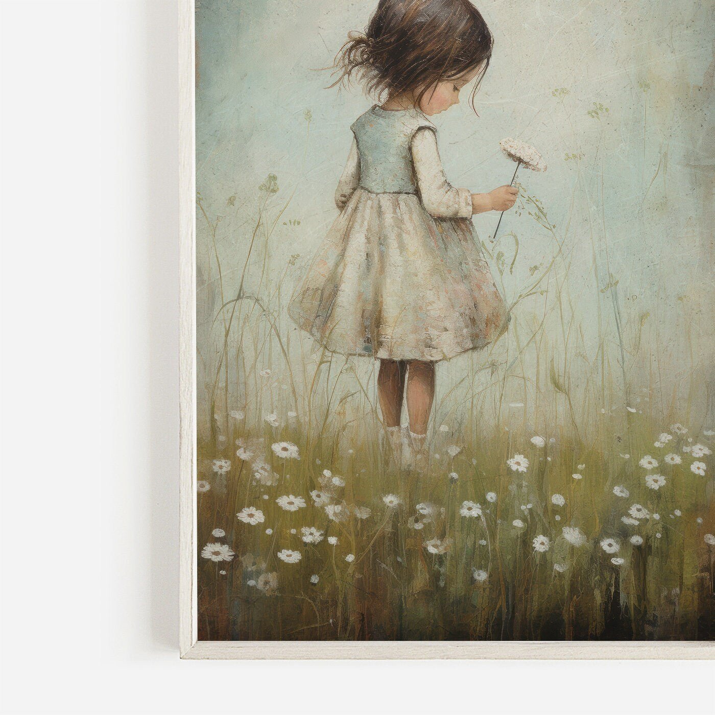 Rustic Nursery Decor, Girly Wall Art, Toddler Room Accent - WildfieldPrints