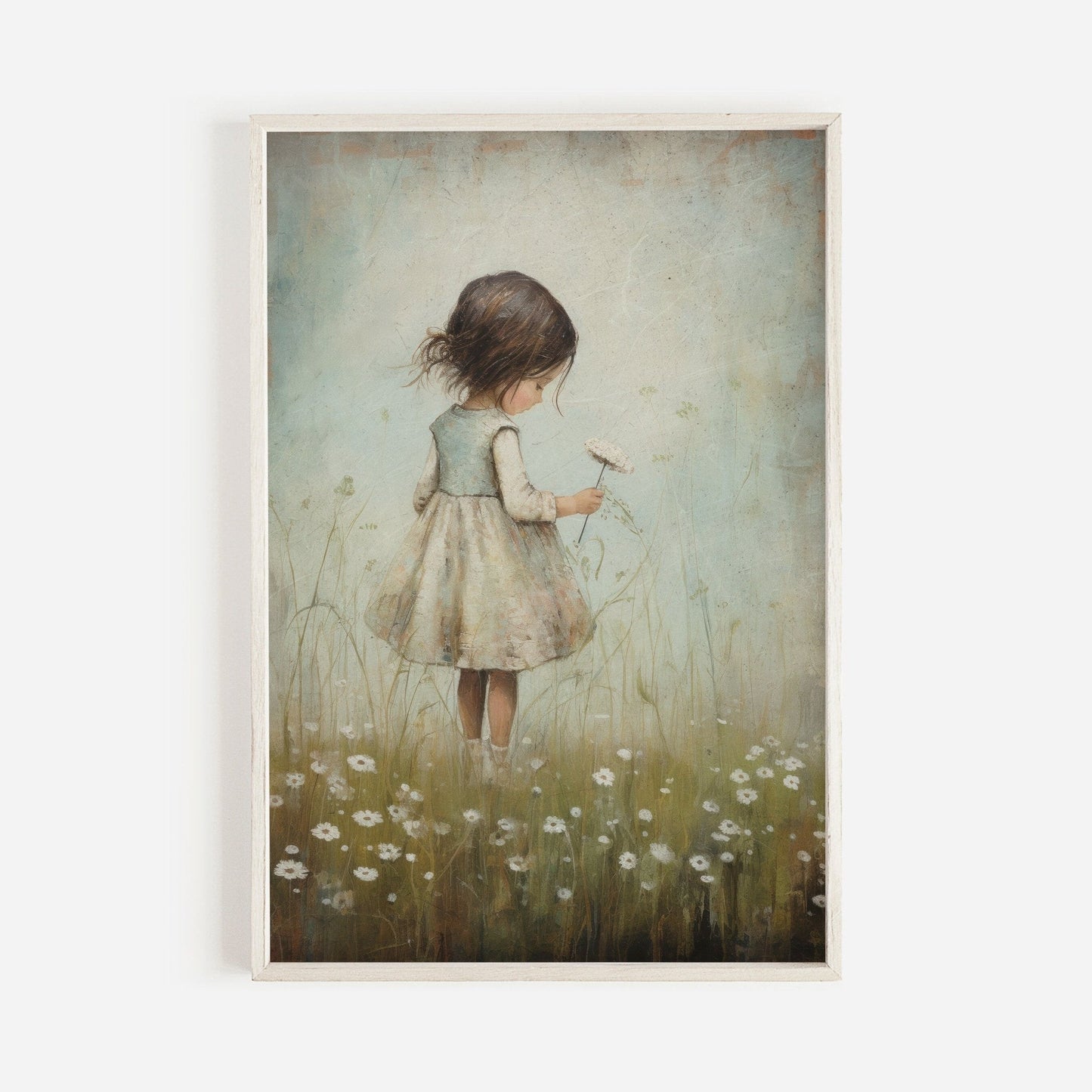 Rustic Nursery Decor, Girly Wall Art, Toddler Room Accent - WildfieldPrints