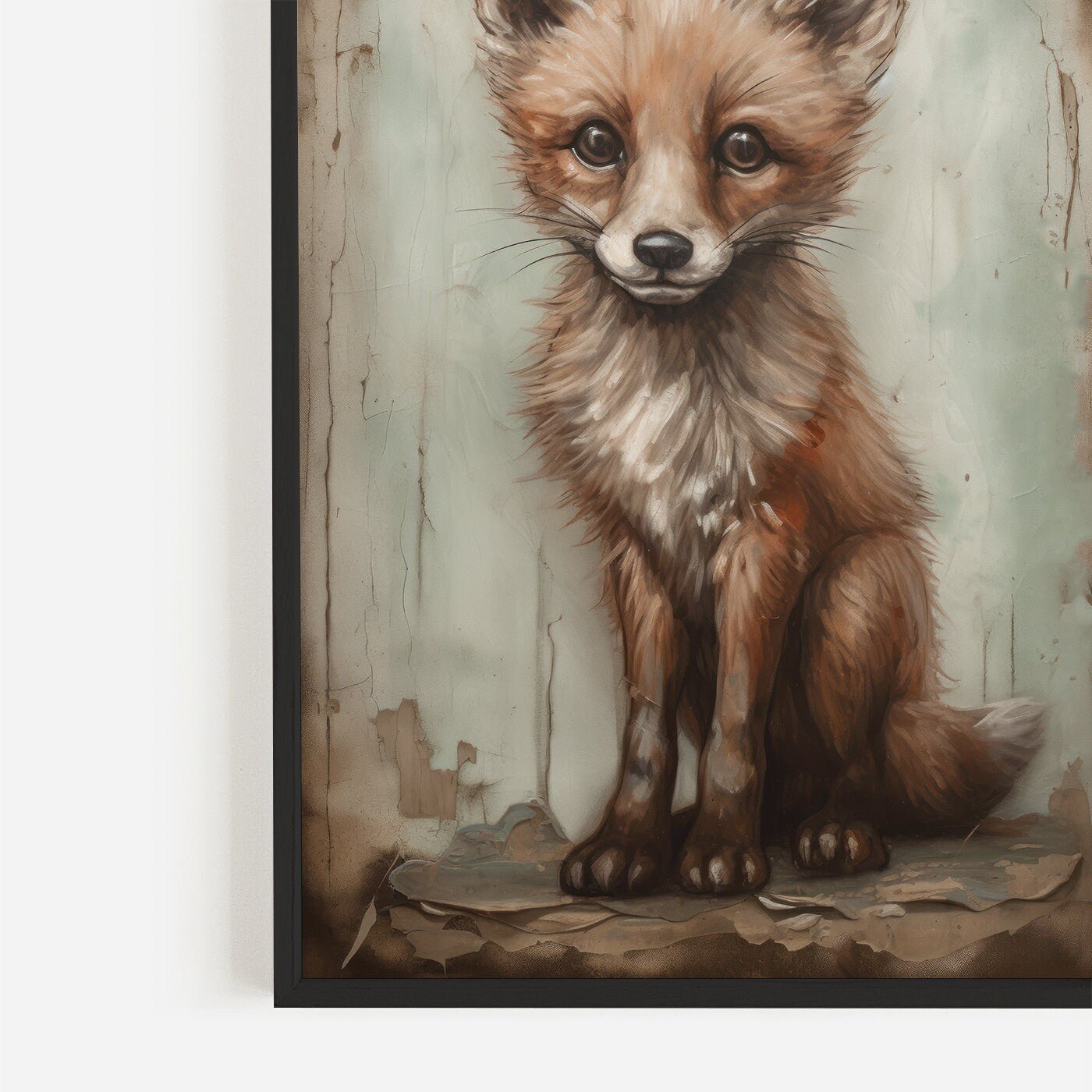 Rustic Nursery Decor, Woodland Baby Animal Wall Art, Bear, Hare, Fox - WildfieldPrints