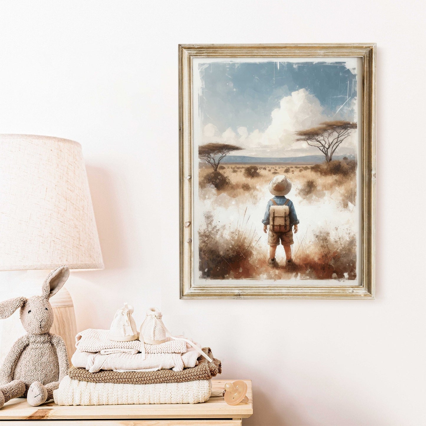 Safari Nursery Prints, Boys Adventure Room Decor, Nature Wall Art - WildfieldPrints