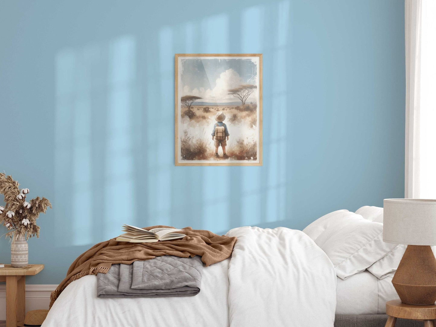 Safari Nursery Prints, Boys Adventure Room Decor, Nature Wall Art - WildfieldPrints