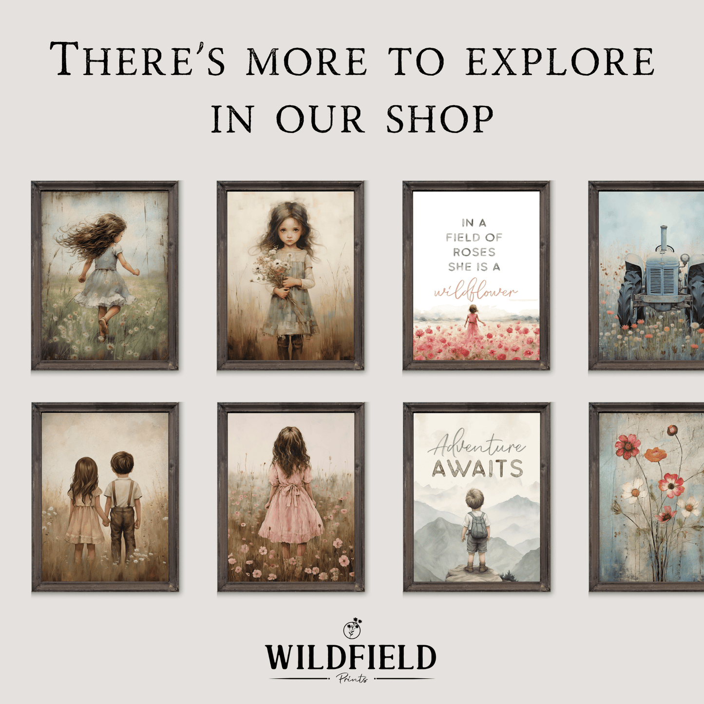 Sister Wall Art, Sisterhood Decor, Floral Girls Room Accents - WildfieldPrints