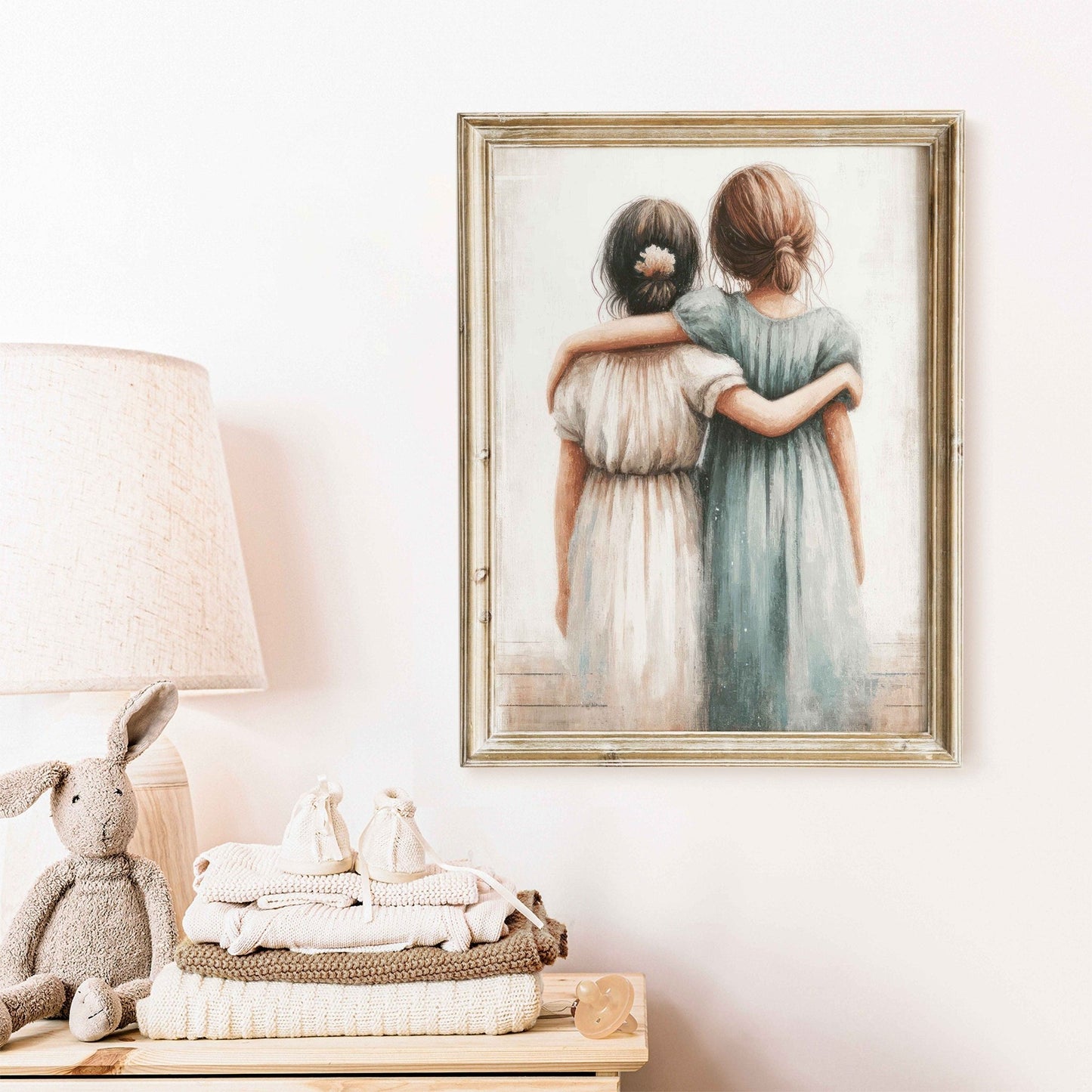 Sisterhood Wall Art, Best Friends Decor, Girls Room Print - WildfieldPrints