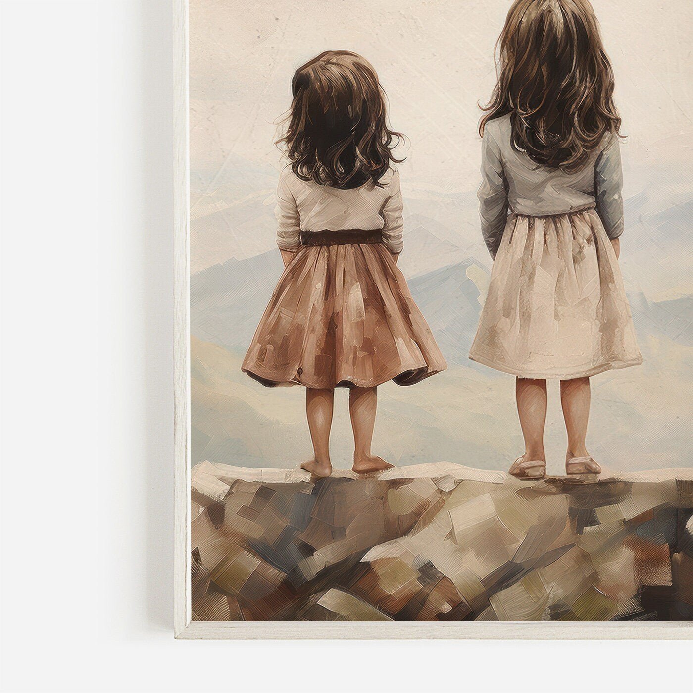 Sisters Bedroom Decor, Sister Room Print, Adventure Wall Art - WildfieldPrints