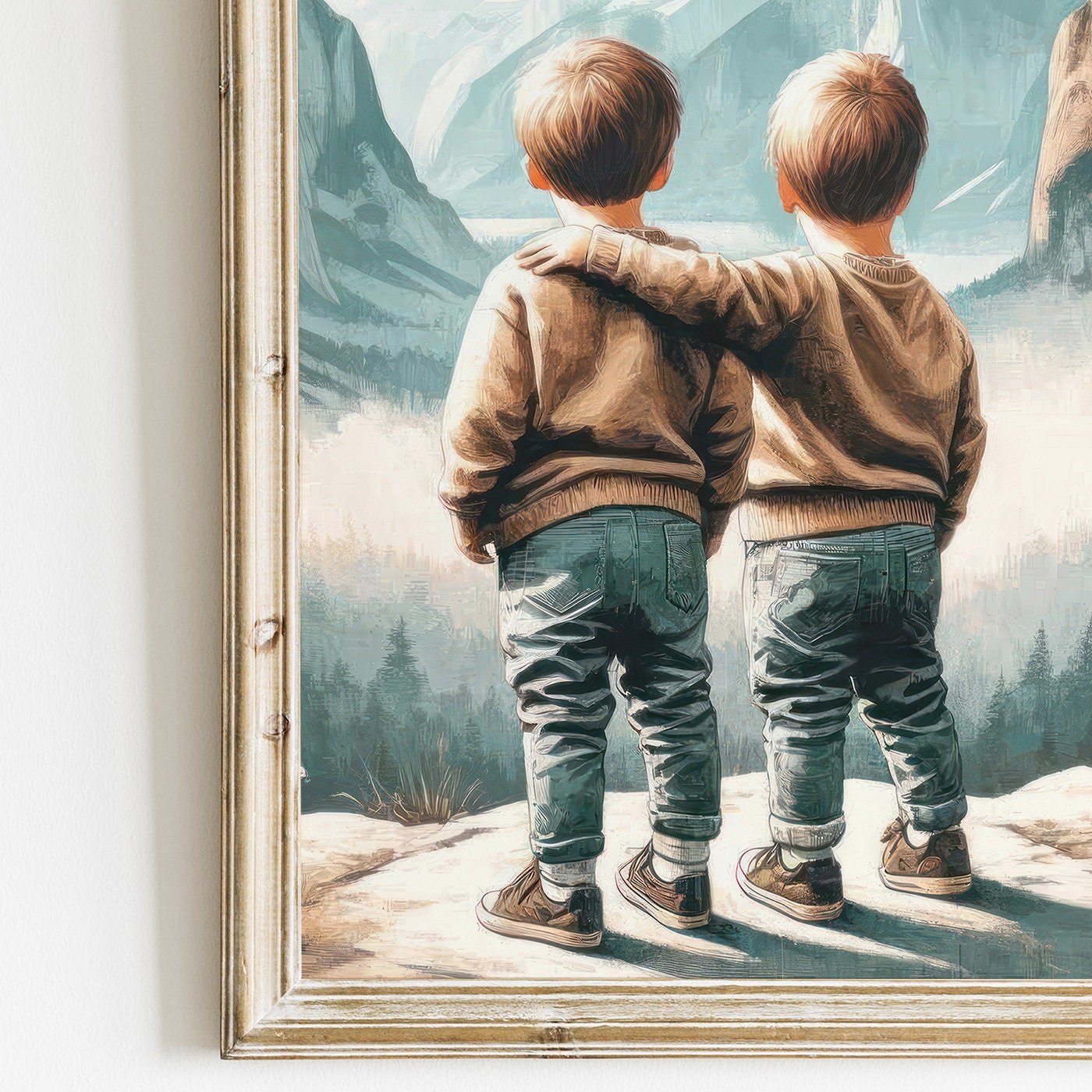 Twin Boys Prints, Adventure Nursery Decor, Outdoor Theme Art - WildfieldPrints