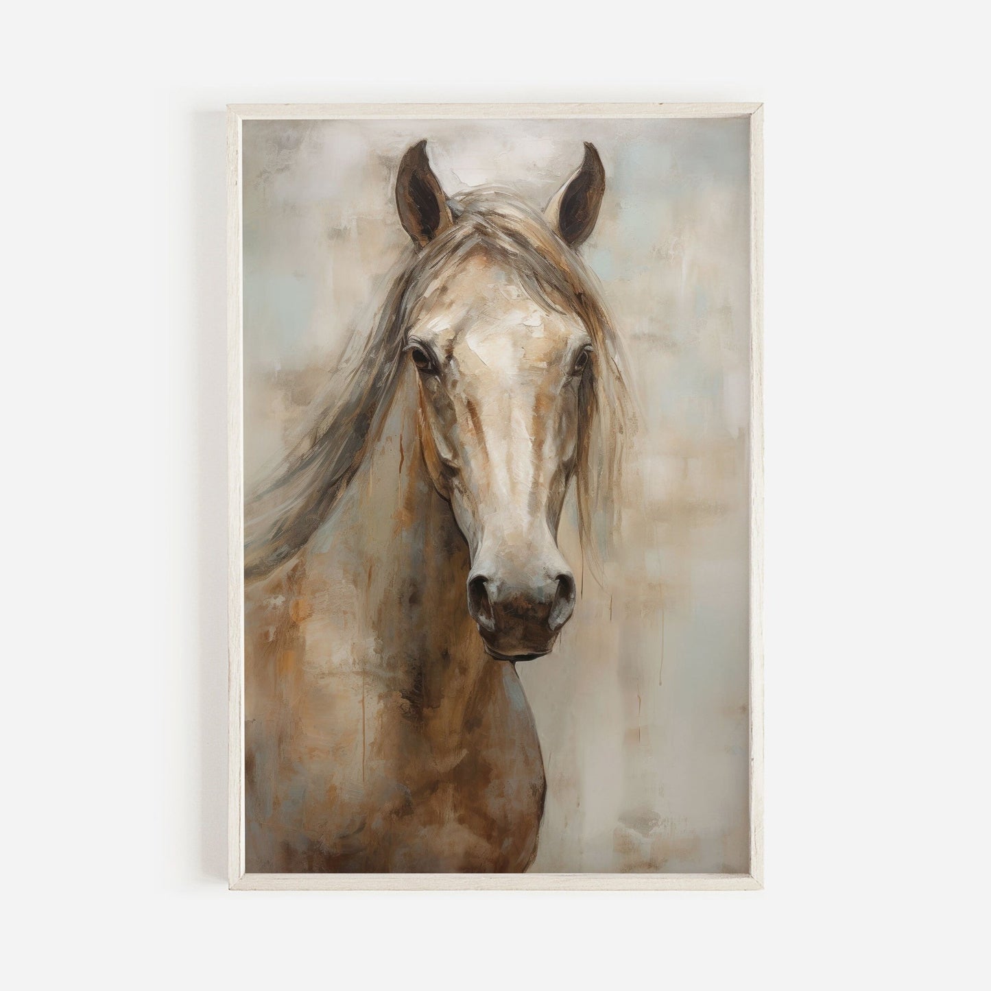 Vintage Horse Wall Art, Equestrian Home Decor, Horse Portraits - WildfieldPrints
