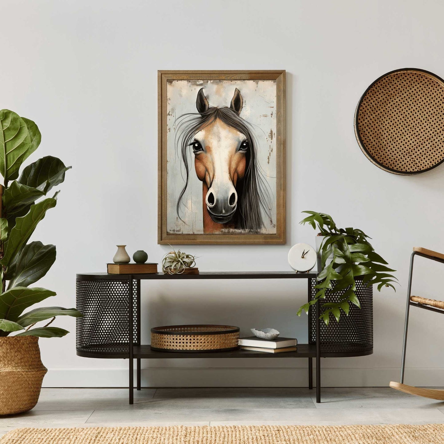 Vintage Horse Wall Art, Equestrian Home Decor, Horse Portraits - WildfieldPrints
