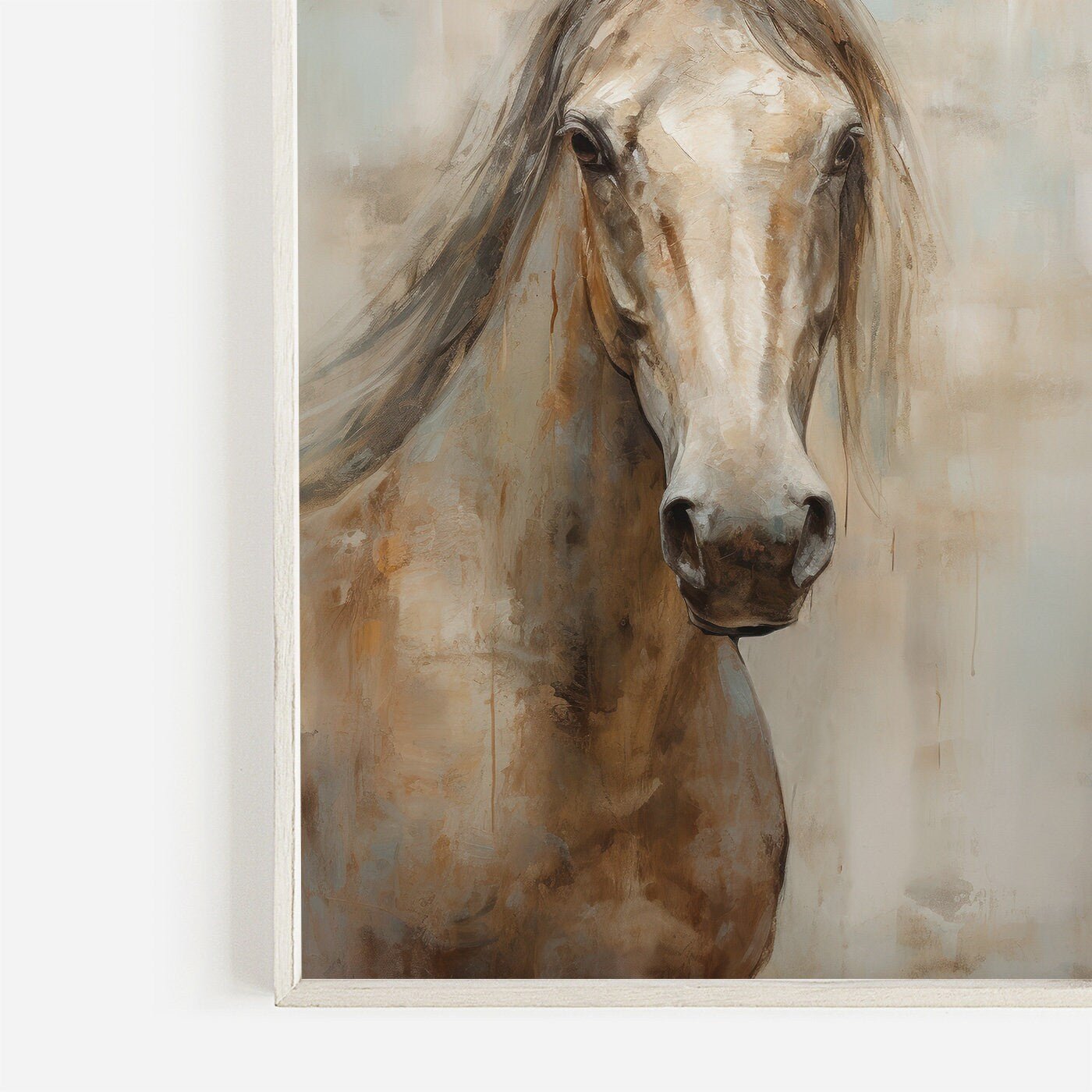 Vintage Horse Wall Art, Equestrian Home Decor, Horse Portraits - WildfieldPrints
