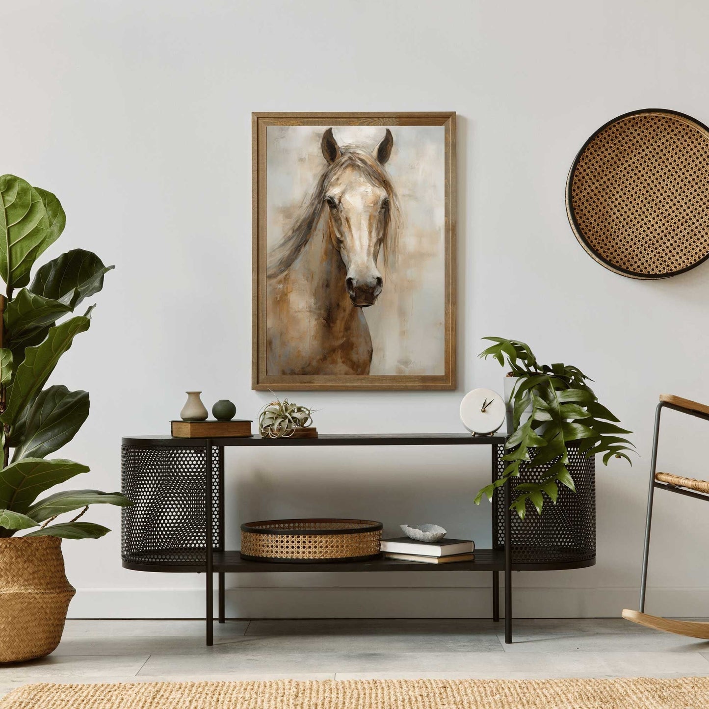 Vintage Horse Wall Art, Equestrian Home Decor, Horse Portraits - WildfieldPrints