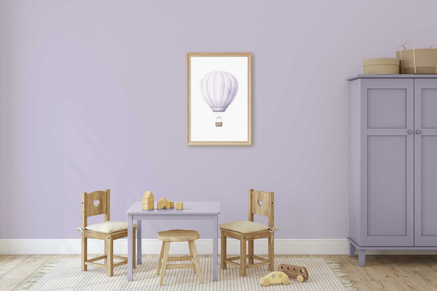 Violet Voyages: Elegant Balloon Decor for Dreamy Interiors - WildfieldPrints