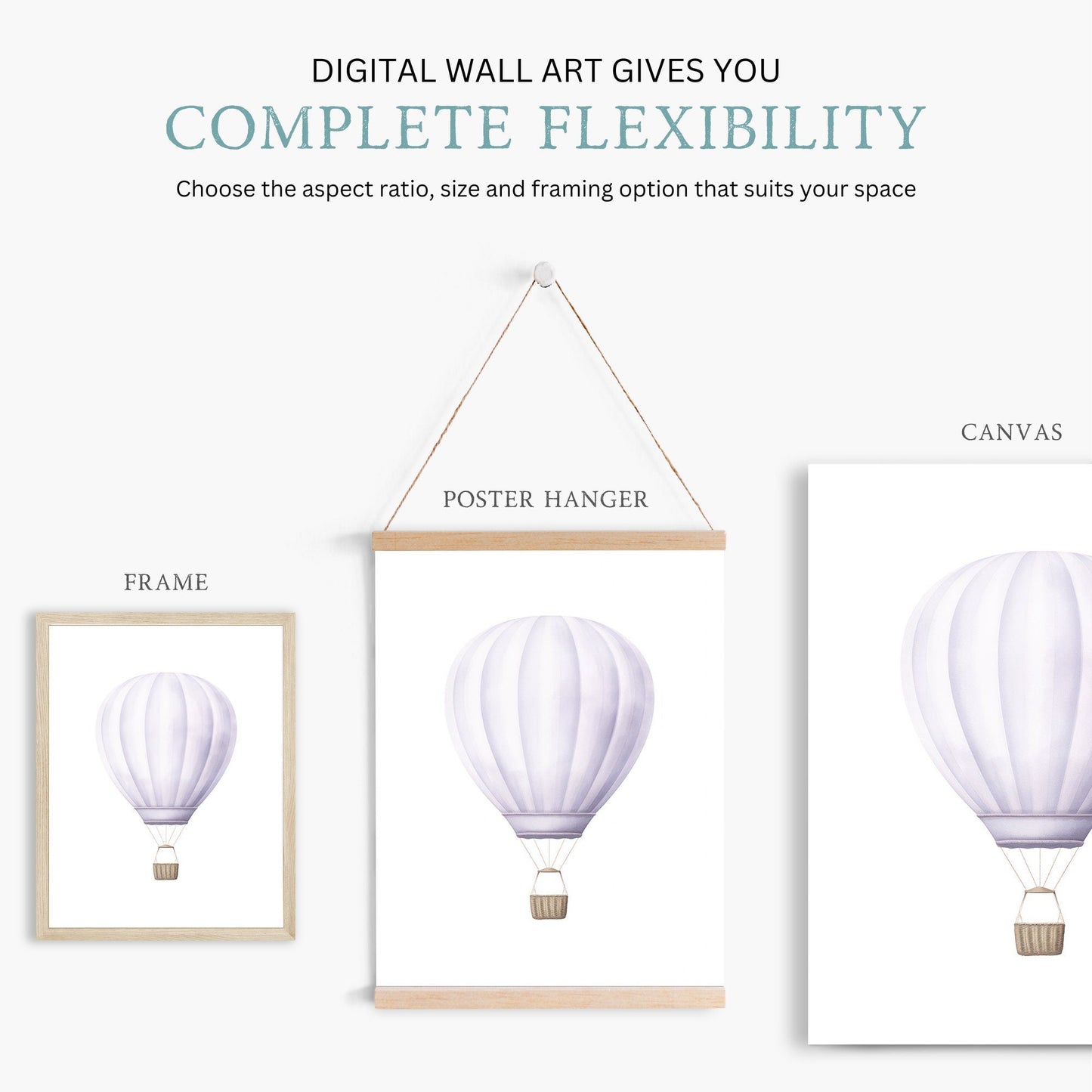 Violet Voyages: Elegant Balloon Decor for Dreamy Interiors - WildfieldPrints