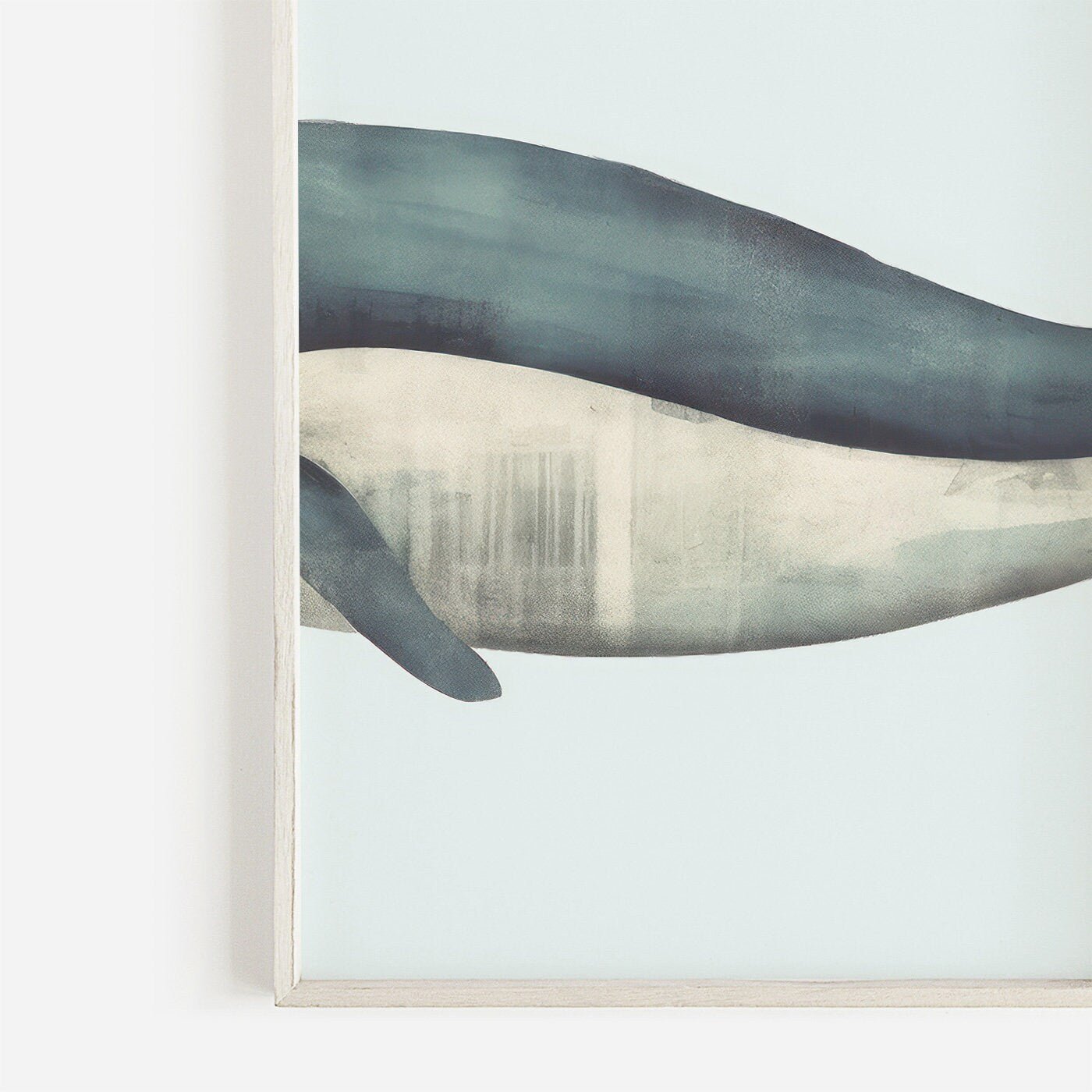 Whale Nursery Print, Ocean Animal Decor, Vintage Kids Wall Art - WildfieldPrints